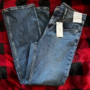 Women’s Calvin Klein super high rise, boot, cut jeans, size 10